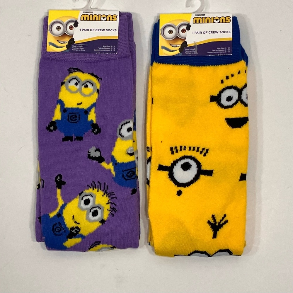 Minions Crew Socks